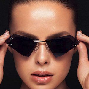 SI Wear FULLY LOADED Avant Garde Cat Eye Sunglasse